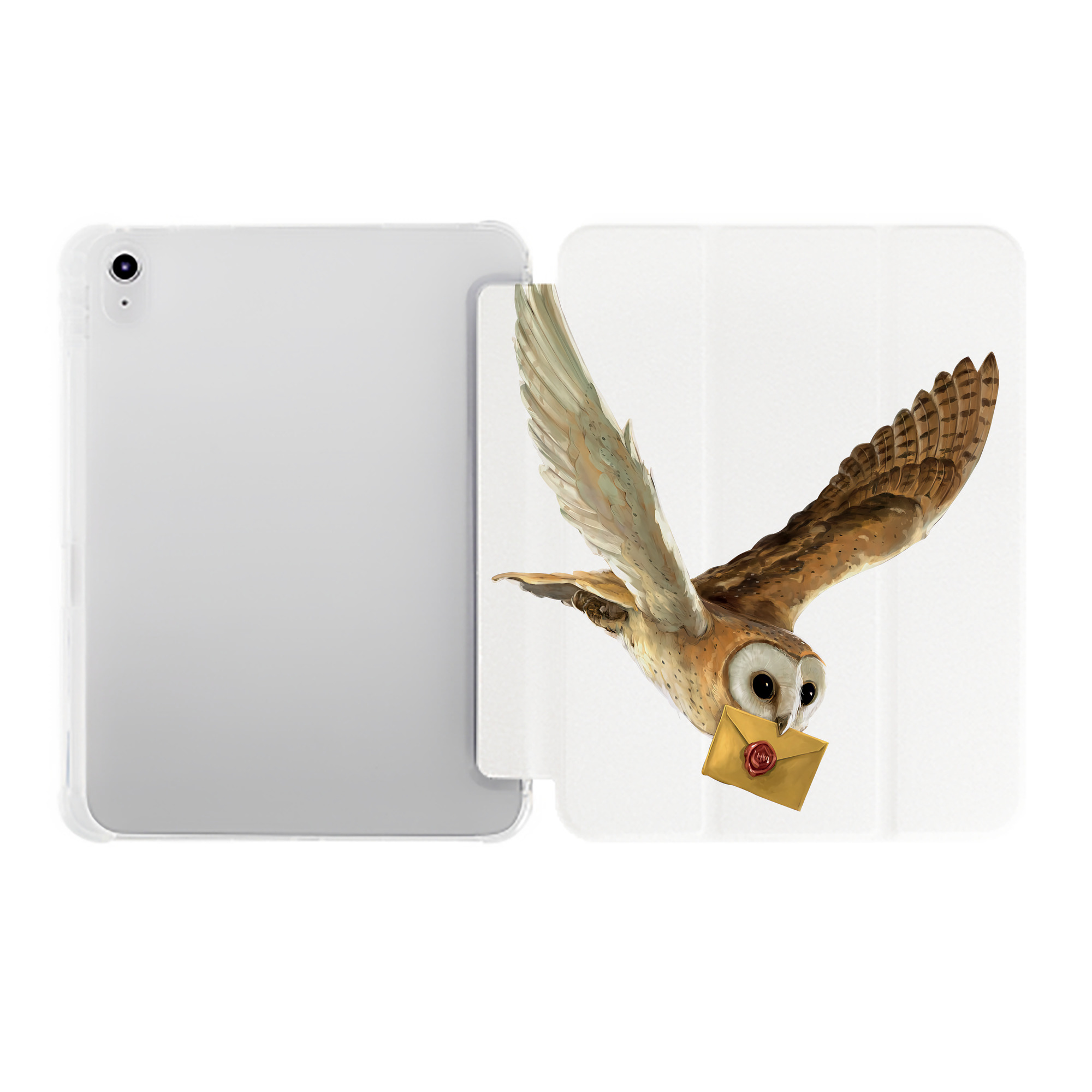 （画像用） Harry Potter ハリー・ポッターシリーズ IPad ケース ペン収納付き 三つ折りスタンド PUレザー×シリコン 対応機種9.5/10.5/10.9インチ